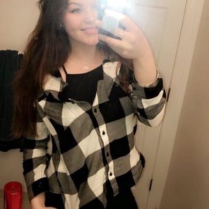 Black & White Flannel